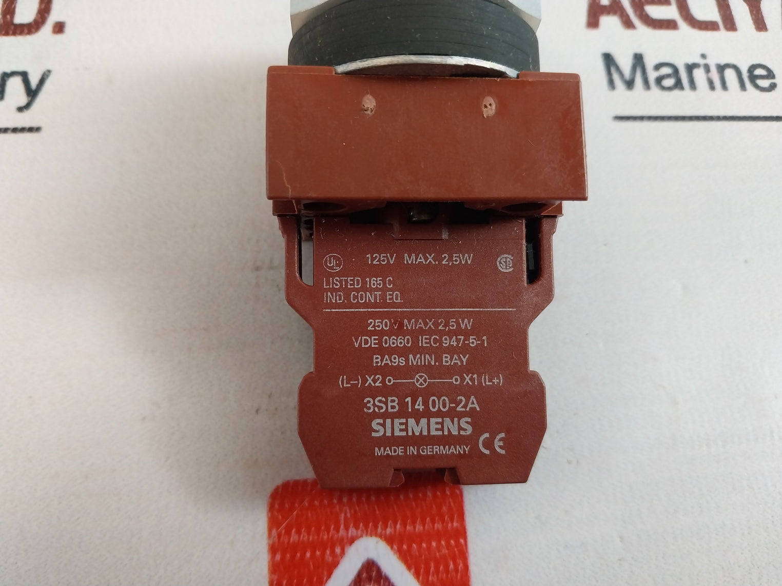 Siemens 3Sb 14 00-2A Green Indicator Light 91548
