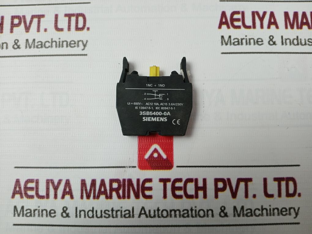 Siemens 3Sb5400-0A Contact Block Iec 60947-5-1