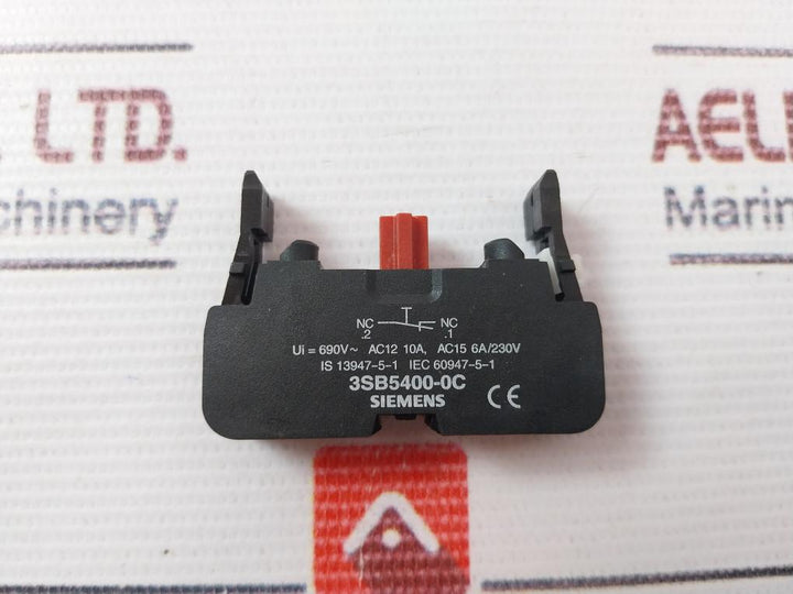 Siemens 3Sb5400-0C Contact Block