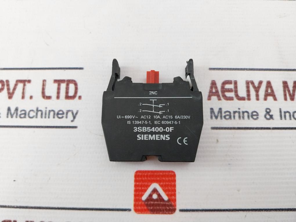 Siemens 3Sb5400-0F Contact Block