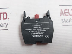 Siemens 3Sb5400-0F Contact Block 690V 201838100