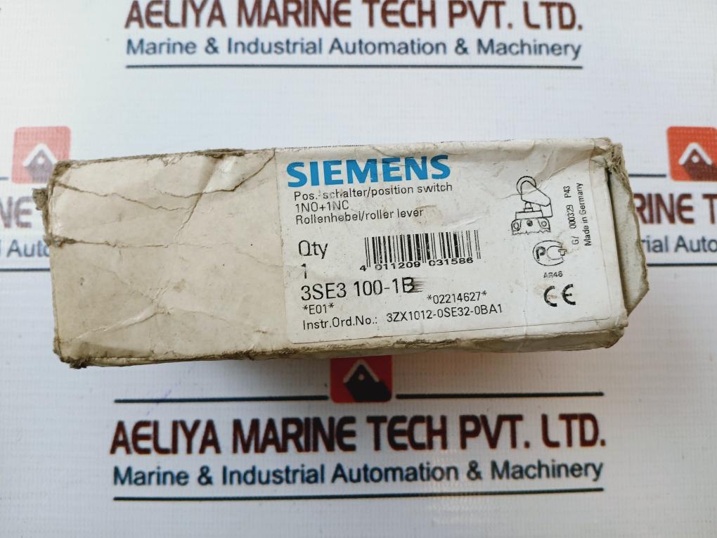 Siemens 3Se3 100-1E Limit Position Switch Ip67