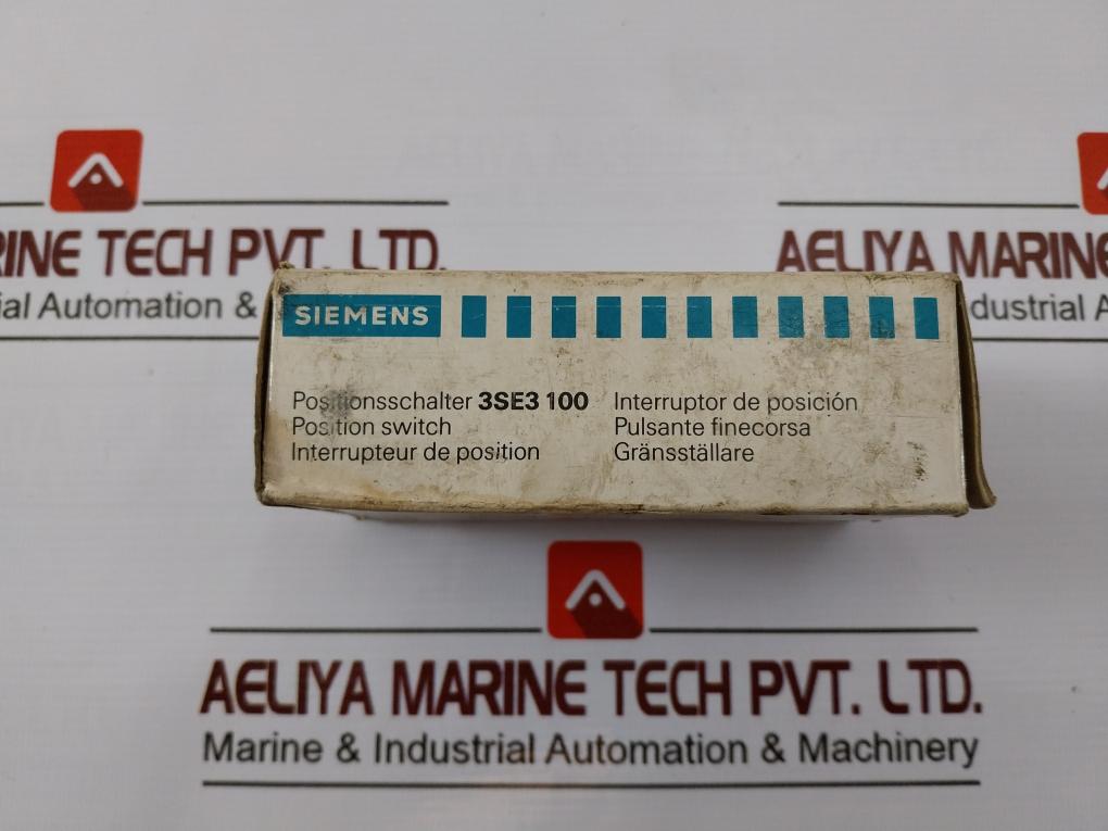 Siemens 3Se3 100-1E Limit Switch Ip67 500V Ac11 6A/220V