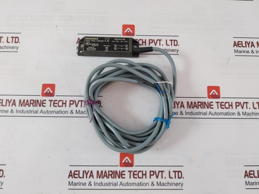Siemens 3Se6604-2Ba Magnetically Operated Switch Contact Block 250Ma, 3Va/W