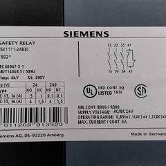 Siemens 3Sk1111-2Ab30 Safety Relay 50Hz-24V-5A