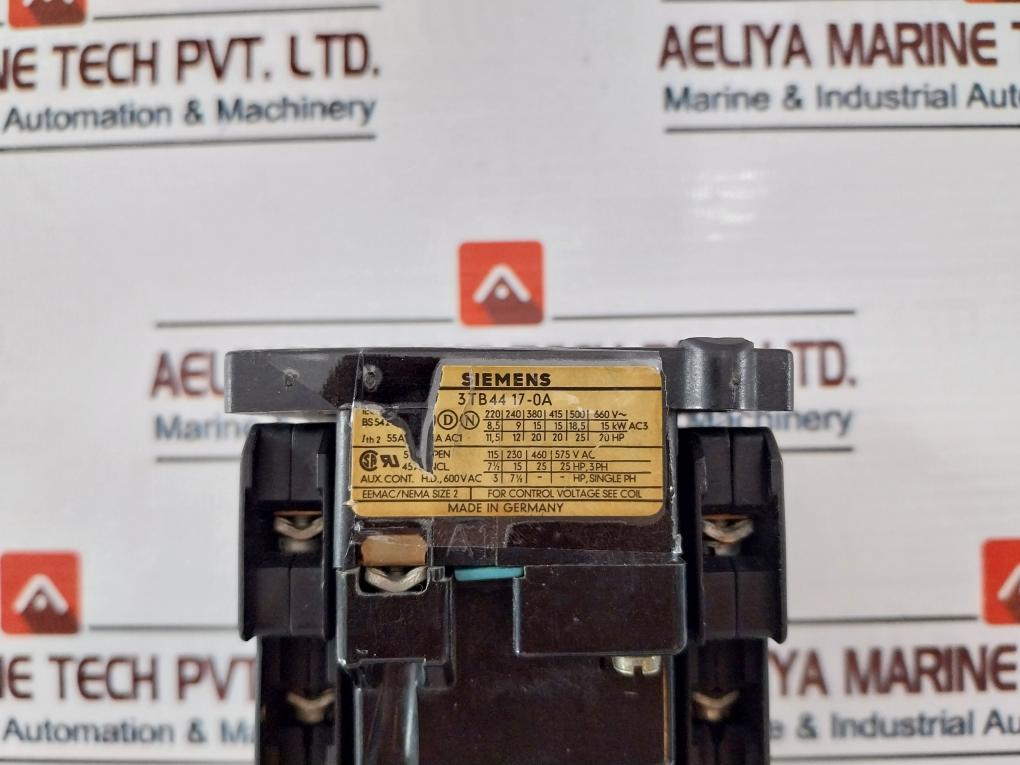 Siemens 3Tb44 17-0A Contactor 50A 660V~
