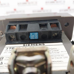 Siemens 3Tb48 17-0A 3 Pole Power Contactor 600Vac