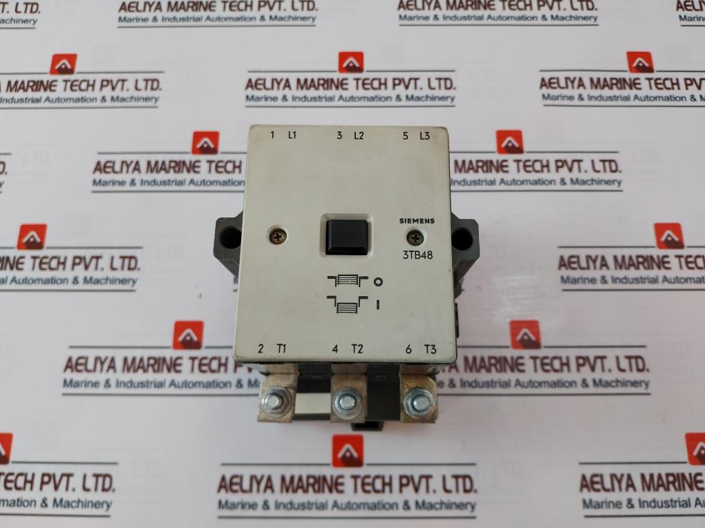Siemens 3TB48 17-0B Contactor 3 Pole Breaking 600V AC