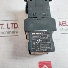 Siemens 3Tf2010-0Ak6 Contactor With Auxiliary Switch Block 600V Ac 3Tx4401-1A
