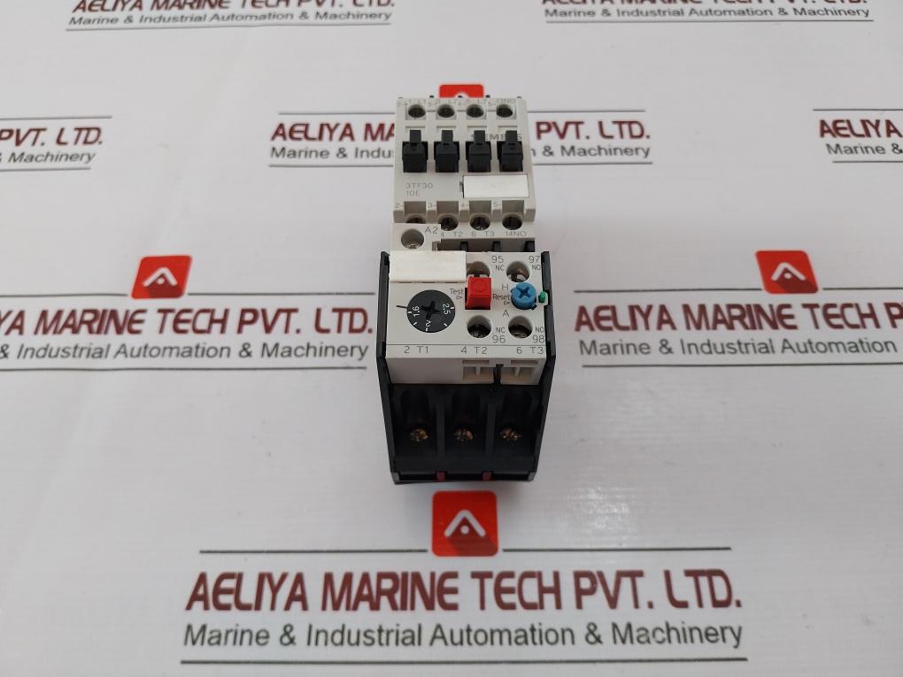 Siemens 3Tf30 10-0A Air Break Contactor 10E Ie/Ac1=20A Ie/Ac3=9A 415V