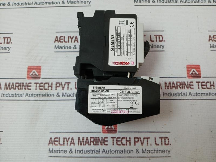 Siemens 3Tf30 10-0A Air Break Contactor Ie/Ac1=20A Ie/Ac3=9A 415V 690V