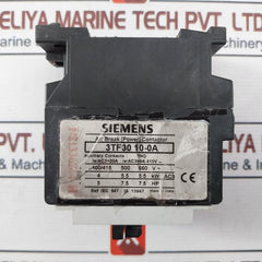 Siemens 3Tf30 10-0A Air Break (Power) Contactor 9A 415V