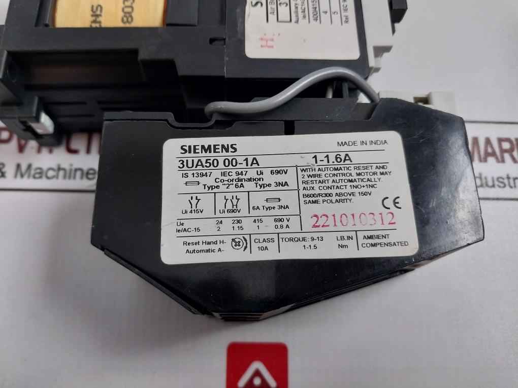 Siemens 3Tf3010-0B..3 Air Break Contactor 24Vdc