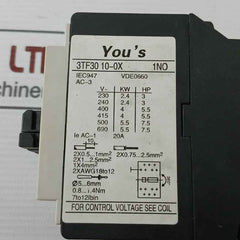 Siemens 3Tf30 10-0X Power Contactor