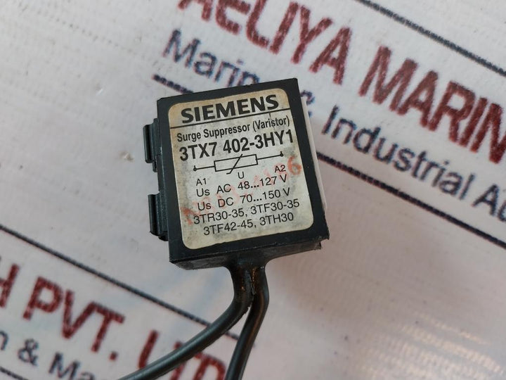 Siemens 3Tf30 10E Air Break Power Contactor With 3Tx7 402-3Hy1 Surge Suppressor