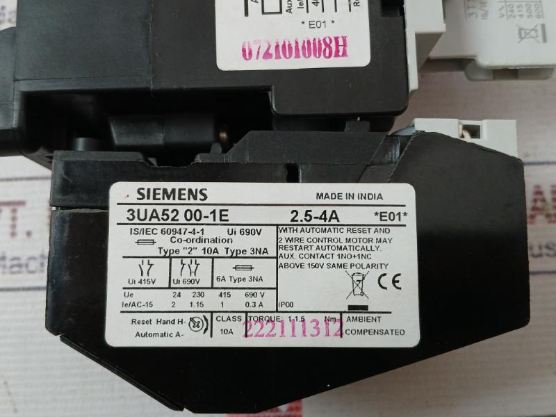 Siemens 3Tf32 00-0A Air Break (Power) Contactor Ui 690V 415V~