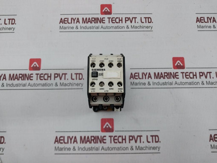 Siemens 3Tf43 22-0X Ac Contactor 110V 50Hz 30A