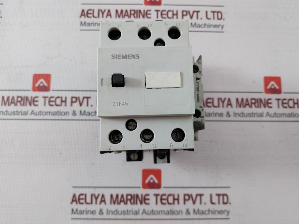 Siemens 3Tf4522-0A Auxiliary Contact 230V 50/60 Hz Iec 947/Vde 0660 55A 600V Ac
