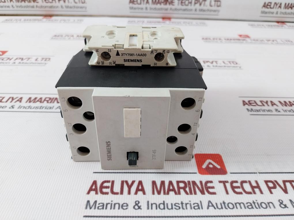 Siemens 3Tf4522-0A Auxiliary Contact 230V 50/60 Hz Iec 947/Vde 0660 55A 600V Ac