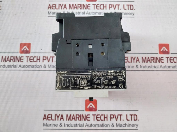 Siemens 3Tf4522-0A Auxiliary Contact 230V 50/60 Hz Iec 947/Vde 0660 55A 600V Ac