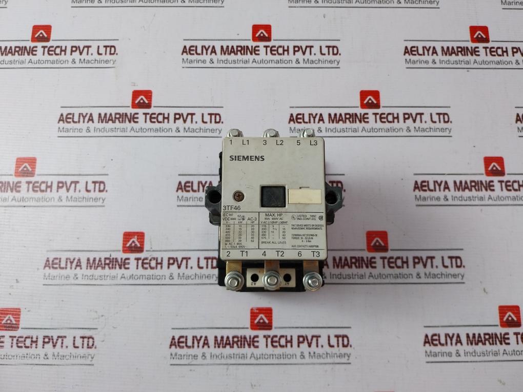 Siemens 3Tf46 Contactor 80A 690V