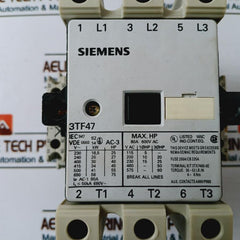 Siemens 3Tf4744-0Ap0 Contactor 80A 600Vac