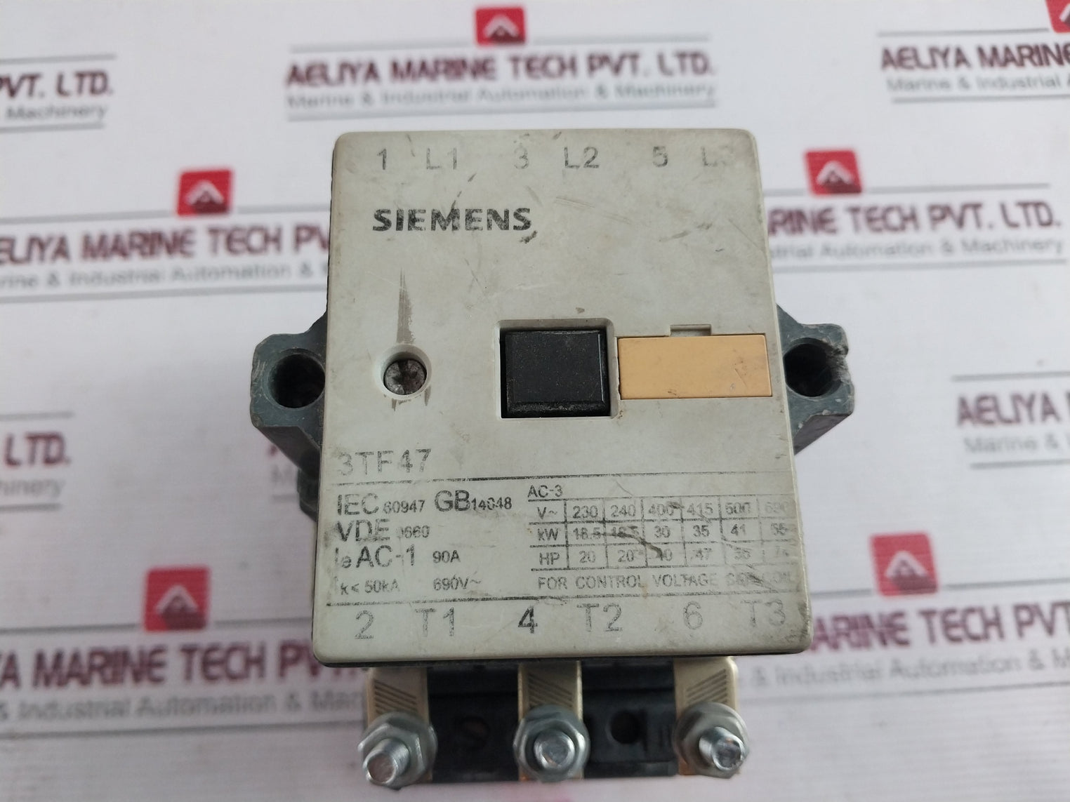 Siemens 3Tf47 Contactor Gb14048 50Ka 690V