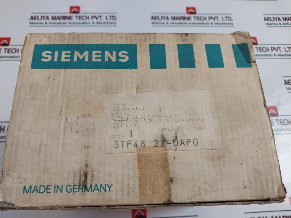 Siemens 3Tf4822-0Ap0 Ac Contactor 100A 600Vac