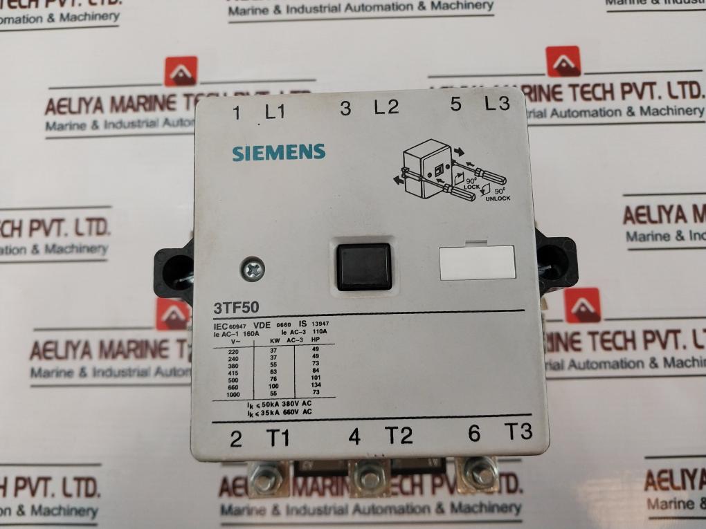 Siemens 3Tf50 Contactor 3Ty7561-1Aa00-8K 230V 50Hz