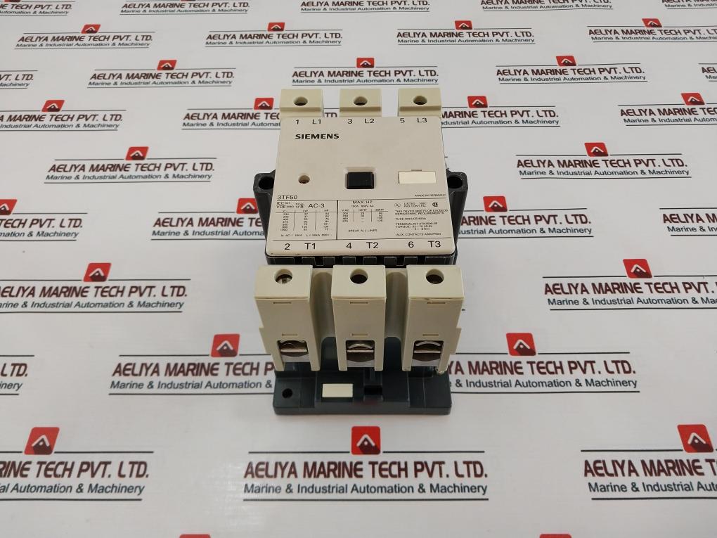 Siemens 3Tf50 Contactor 600V 100A