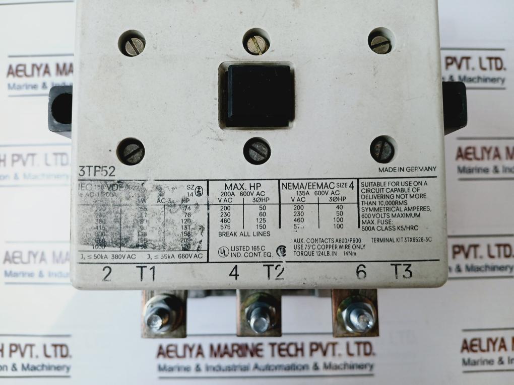 Siemens 3Tf52 Contactor