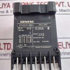Siemens 3Th2022-0Bb4 Contactor Relay W/ 3Tx4490-4A Surge Suppressor