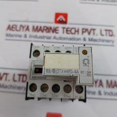 Siemens 3Th2022-0Bb4 Contactor Relay W/ 3Tx4490-4A Surge Suppressor