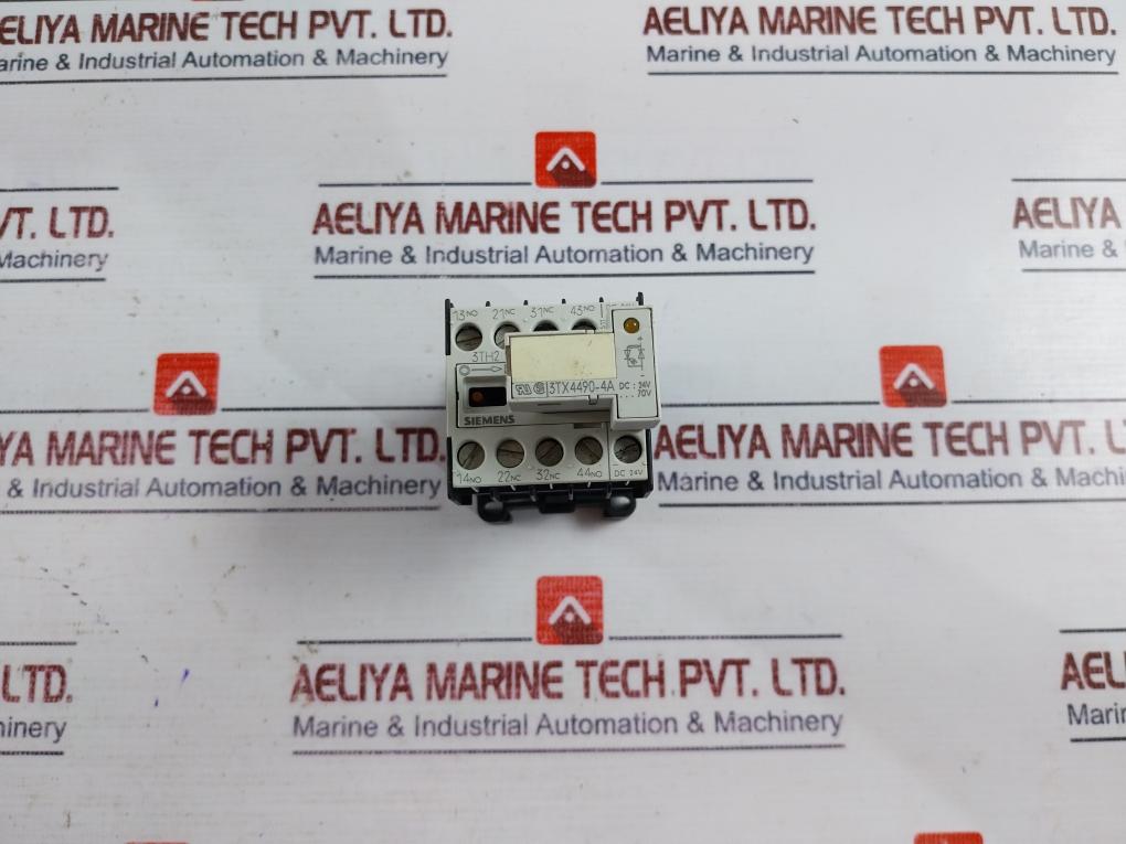Siemens 3Th2022-0Bb4 Contactor Relay With 3Tx4490-4A Surge Suppressor