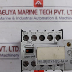 Siemens 3Th2022-0Bb4 Contactor Relay With 3Tx4490-4A Surge Suppressor