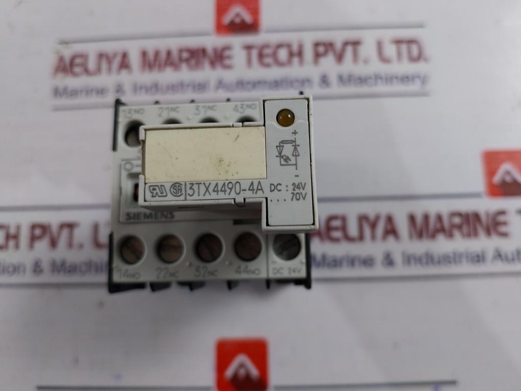 Siemens 3Th2022-0Bb4 Contactor Relay With 3Tx4490-4A Surge Suppressor