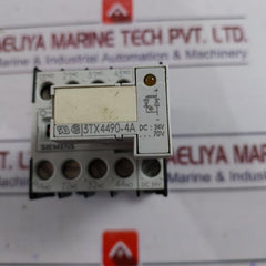Siemens 3Th2022-0Bb4 Contactor Relay With 3Tx4490-4A Surge Suppressor