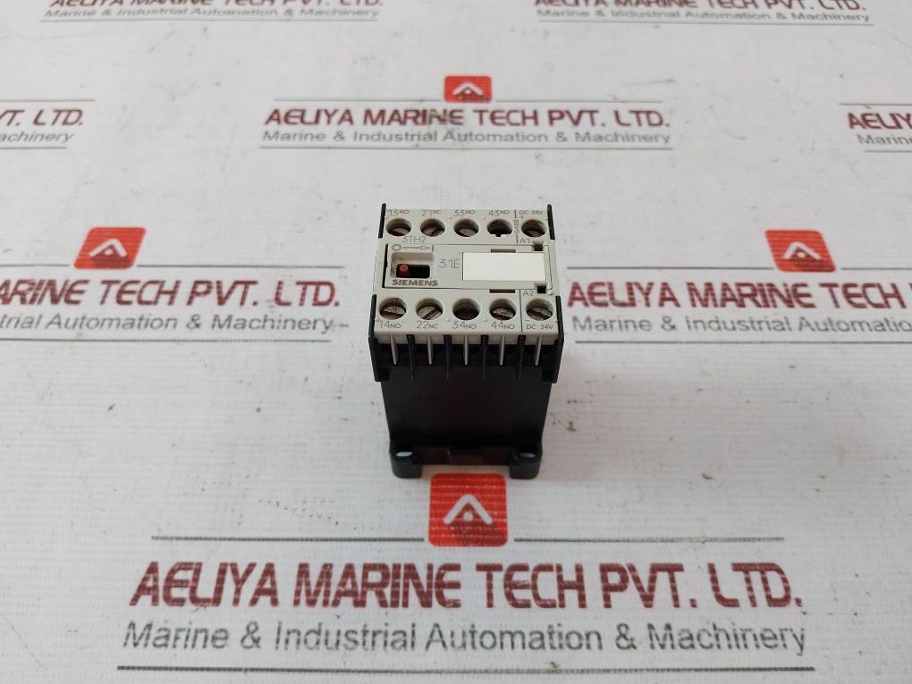 Siemens 3Th2031-0Bb4 Contactor Relay 3No+1Nc 10A 24Vdc A600/Q300