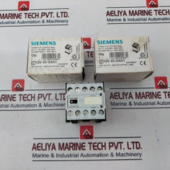 Siemens 3Th2040-0An1 Control Relay 3Zx1012-0Tf20-1Aa2