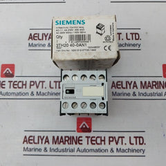 Siemens 3Th2040-0An1 Control Relay 3Zx1012-0Tf20-1Aa2
