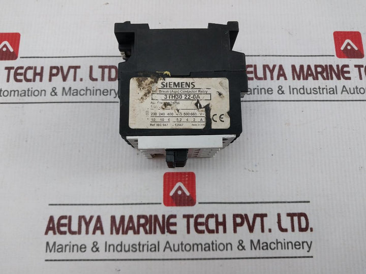 Siemens 3Th30 22-0A Contactor Relay 230V 50Hz