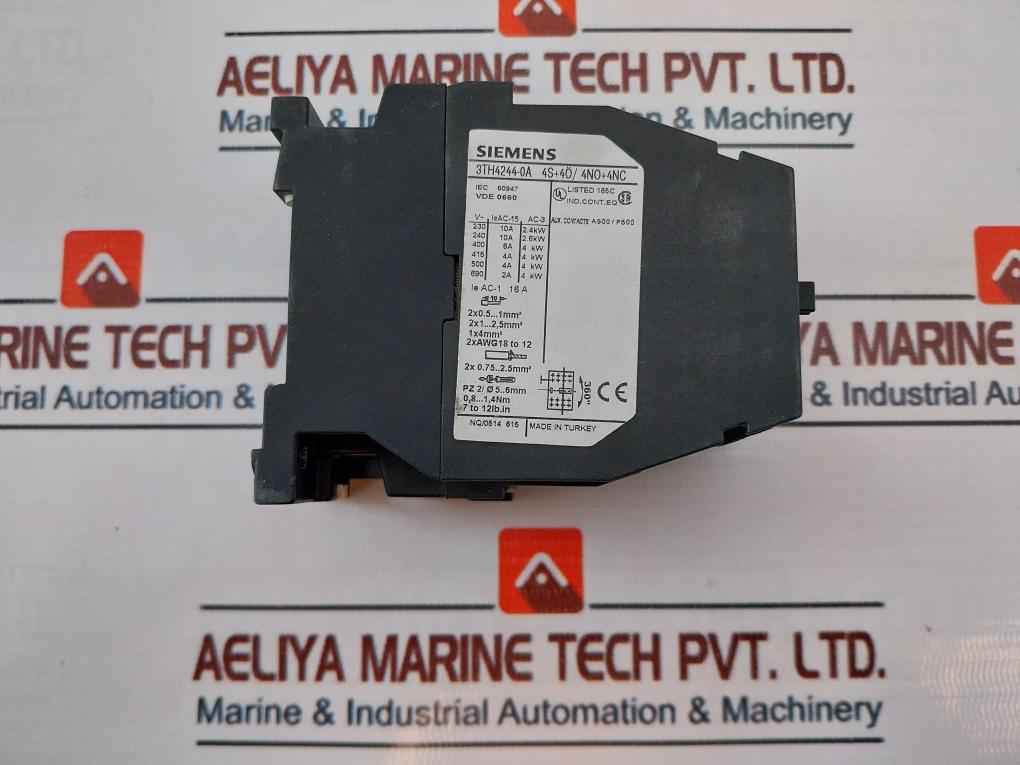 Siemens 3Th4244-0A/3Th4244-oa Control Relay Ac 230V 50/60Hz