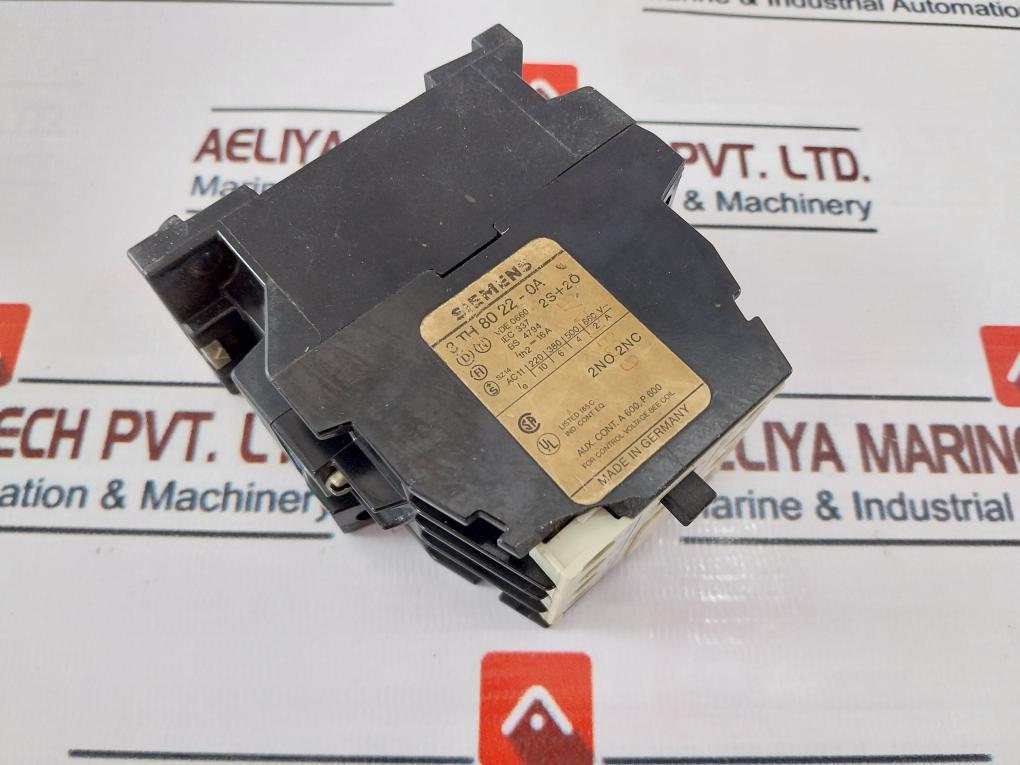 Siemens 3 Th 80 22 – 0A Contactor 22E 16A