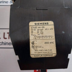 Siemens 3Th82 44-0A Contactor Control Relay 50/60Hz