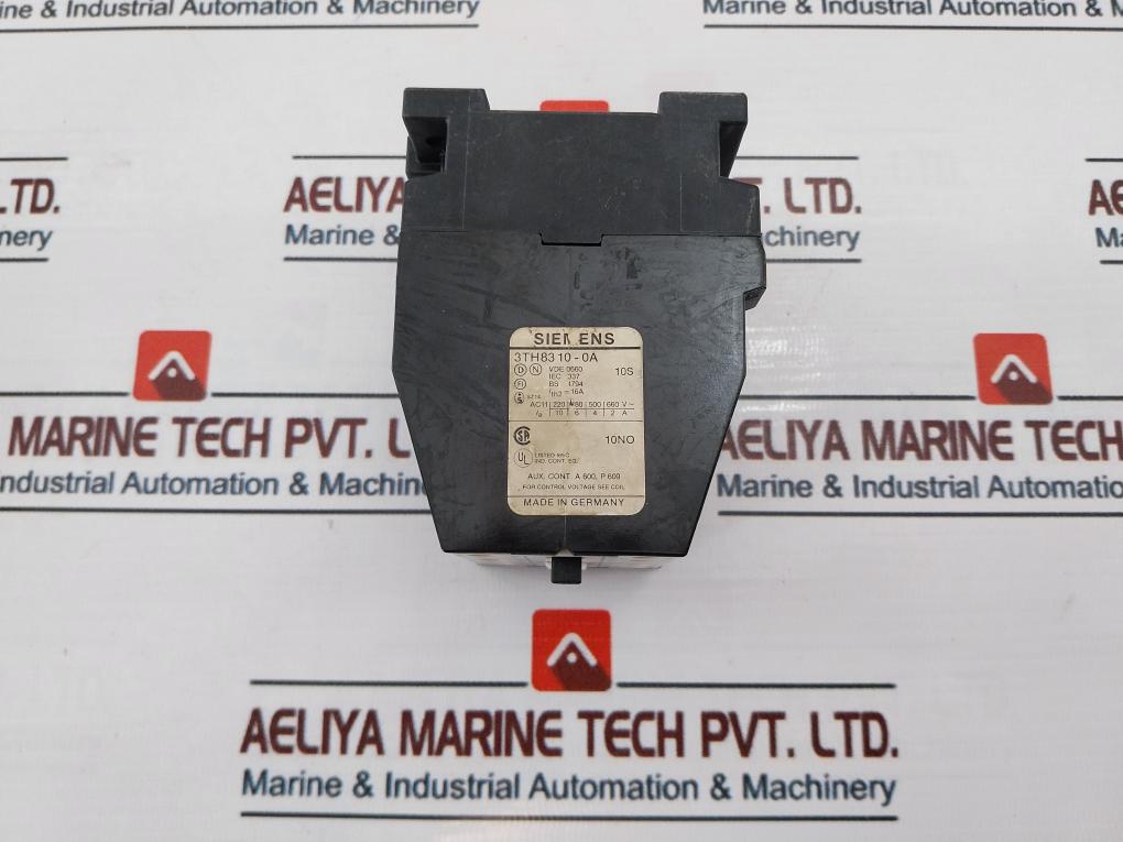 Siemens 3Th8310-0A Contactor 16A 220-264V 50/60Hz