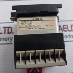 Siemens 3Tj1002-0A Contactor 3A/380V 10A