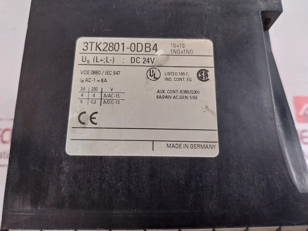 Siemens 3Tk2801-0Db4/ 3Tk2801-odb4 Contactor Safety Combination Dc24V