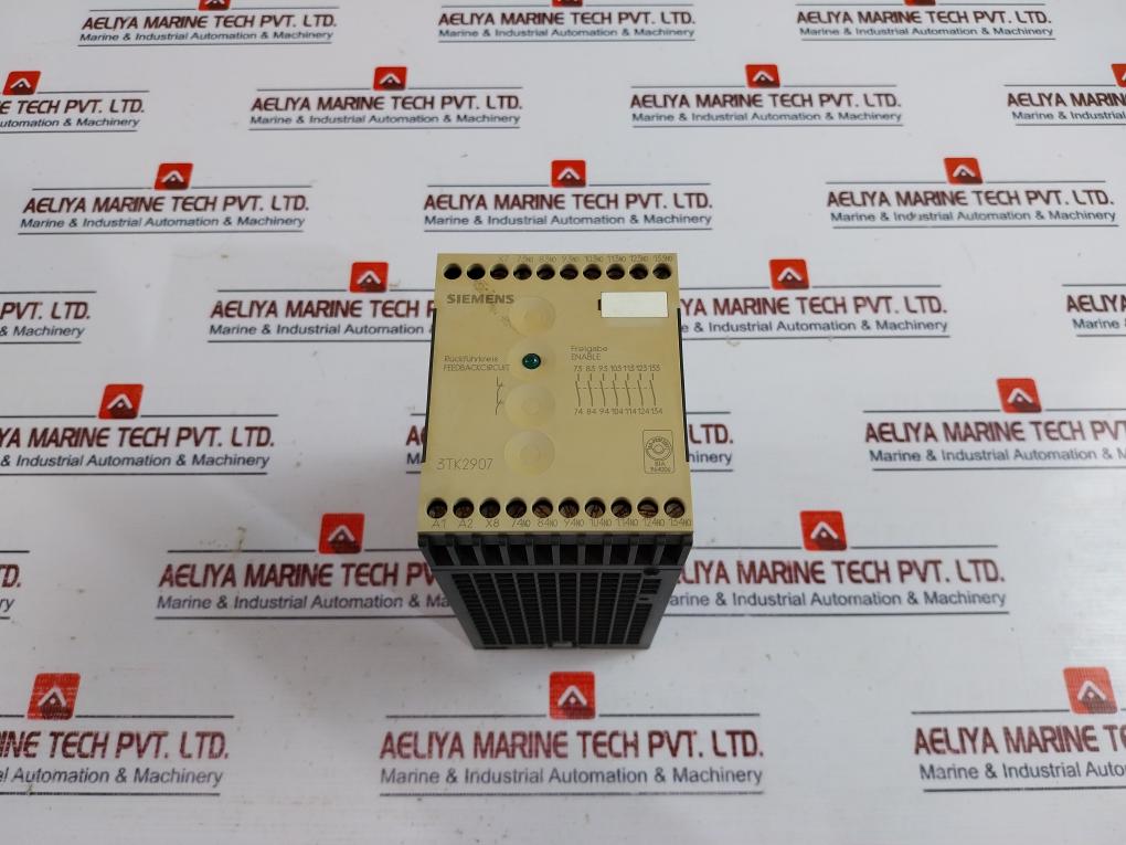 Siemens 3Tk2907-0Bb4 Safety Relay Dc 24V 6A/240V Ac