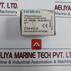 Siemens 3Tx4 412-1A Auxiliary Contact Block