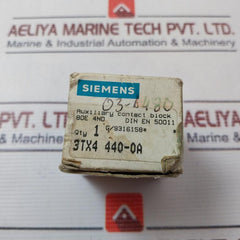 Siemens 3Tx4440-0A Auxiliary Contact Block 10A/240V